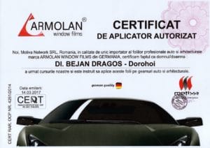 montare folii auto, folie omologata RAR, atelier auto RAR, folie auto Dorohoi
